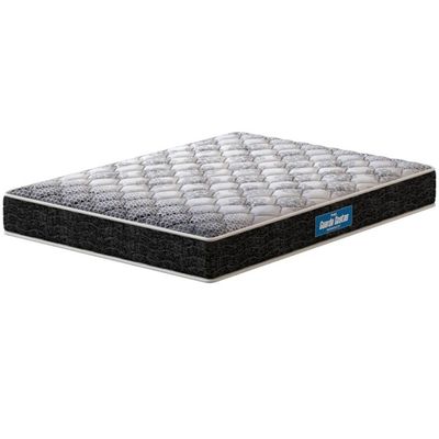 Colchão King Size Probel Guarda Costas Promiddle Espuma D28 22x193x203cm - Branco/Preto