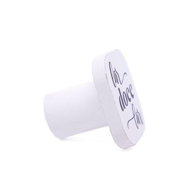 Suporte De Madeira Lar Doce Lar Branco 6x6x5 Cm