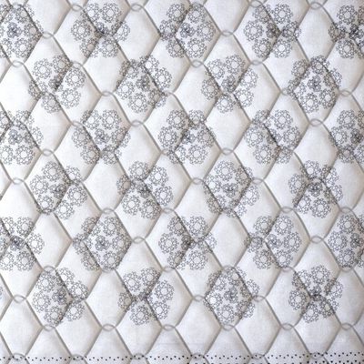 Colchão de Solteiro Probel Guarda Costas Promiddle Espuma D28 22x88x188cm - Branco/Preto