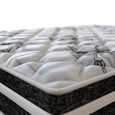 Colchão Queen Size Probel Guarda Costas Premium Extra Firme Espuma D20, 28 e 33 22x158x198cm - Branco/Preto
