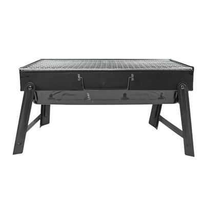 Mini Churrasqueira Portatil Dobravel Para Apartamento Camping Maleta Churrasco 44x29cm