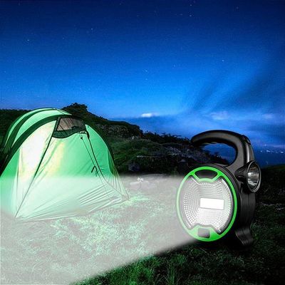 Lanterna Farol Holofote Led Cob Recarregável Usb Camping