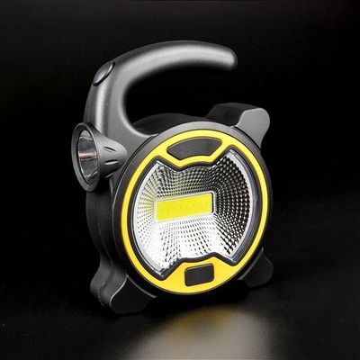 Lanterna Farol Holofote Led Cob Recarregável Usb Camping