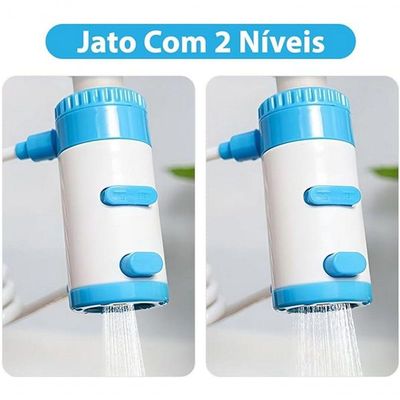 Extensor Torneira Mangueira Retrátil Dispenser Detergente Azul