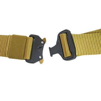 Cinto Tatico Com Fivela De Engate Rapido Metal Anti Alergico Bege