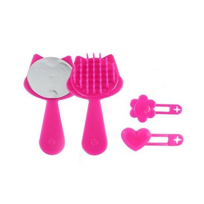 Boneca Violet Negra 30cm Com Acessórios Como Pente Espelho E Prendedores De Cabelo