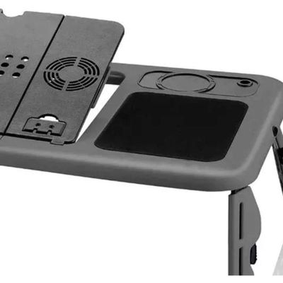 Mesa Para Notebook Com Refrigerador 2 Coolers Ventilador Base Dobravel Ergonomica Articulavel
