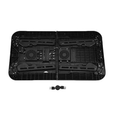 Mesa Para Notebook Com Refrigerador 2 Coolers Ventilador Base Dobravel Ergonomica Articulavel
