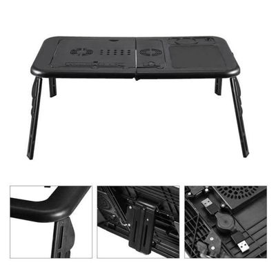 Mesa Para Notebook Com Refrigerador 2 Coolers Ventilador Base Dobravel Ergonomica Articulavel