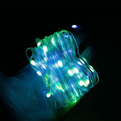 Led Pisca Linha Com 10 Metros 100 Lampadas 9 Modos Rgb Usb Controla Por App Natal Ano Novo