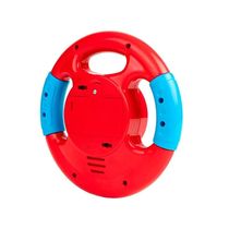 Brinquedo Volante Carro Interativo Infantil Bebe Criança Som Vermelho