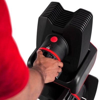 Kit Barra Regulável Bowflex 2080 + Estante De Suporte