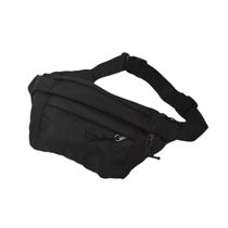 Pochete Bolsa Grande Transversal Ajustável Lisa Celular Dinheiro Preto