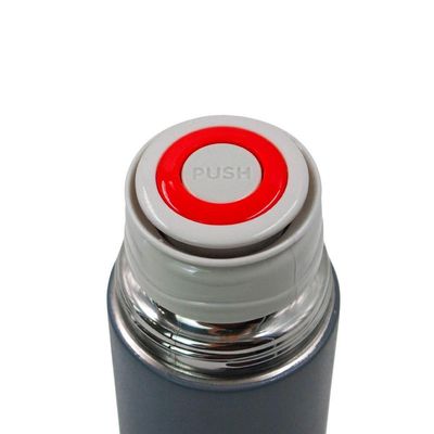 Garrafa Termica Com Copo Parede Dupla Inox Squeeze 500ML Azul