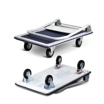 Carrinho Carga Plataforma 150kg 4 Rodas Reforçada Dobrável