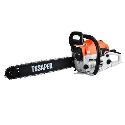 Motosserra Tsaper Mg52cc A Gasolina Sabre 20 Com óculos De Proteção Incolor Com Regulagem