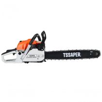 Motosserra Tsaper Mg52cc A Gasolina Sabre 20 Com óculos De Proteção Incolor Com Regulagem