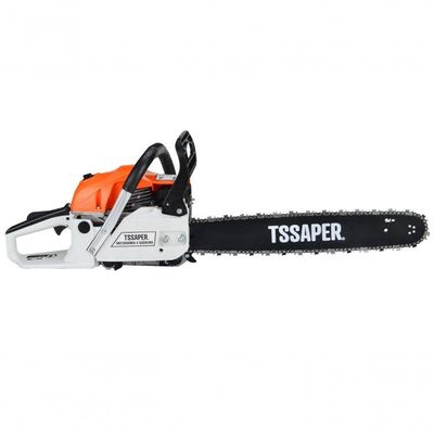 Motosserra Tsaper Mg52cc A Gasolina Sabre 20 Com óculos De Proteção Incolor Com Regulagem