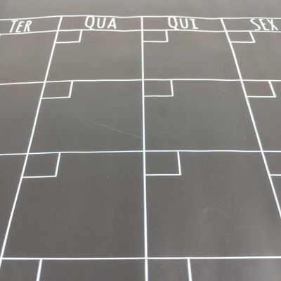 Lousa Calendário Adesiva Planner Mensal E Semanal