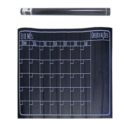 Lousa Calendário Adesiva Planner Mensal E Semanal