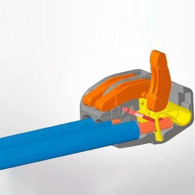 Kit Conector Tipo Borne De Emenda 3 Entradas 20 Peças