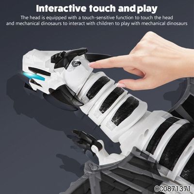 Dinossauro Robo Controle Remoto Dragao Solta Fumaca