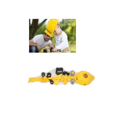 Kit De Ferramentas Infantil Com Cinto, Capacete E Acessórios