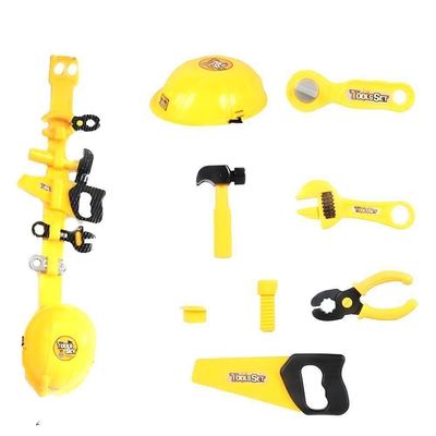 Kit De Ferramentas Infantil Com Cinto, Capacete E Acessórios