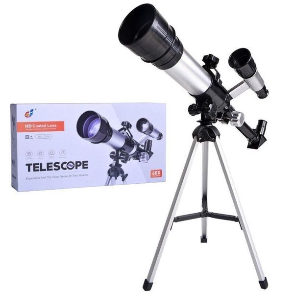 Telescópio Astronômico 60x Com Tripé E Ajuste
