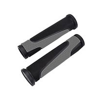 Manopla Gta Punho Bike Bicicleta Ergonômico Mtb Várias Cores 125mm Preto E Cinza