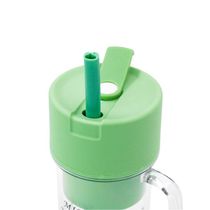 Mini Liquidificador Portatil Shake Suco Juice Cup Caneca Cabo Usb Verde