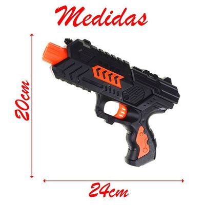 Kit Brinquedo Lançador De Dardos Com Máscara Robô