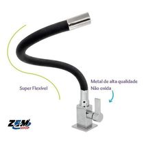 Torneira Cozinha Mesa-bancada-cuba Gourmet Silicone Black Acabamento Brilhante Cor Preto