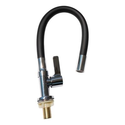 Torneira Cozinha Mesa-bancada-cuba Gourmet Silicone Black Acabamento Brilhante Cor Preto