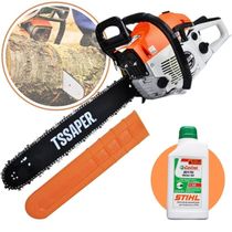 Moto Serra A Gasolina 52cc 3hp Sabre 20 Tsaper Mg52cc + Oleo Stihl 2t