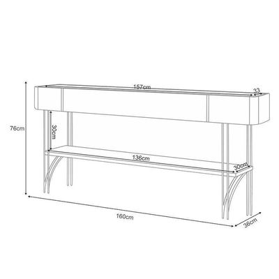 Estante Home Theater Nobre E Aparador Vivant Off White Cinamomo – Hb Móveis