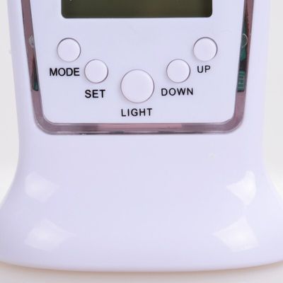 Relógio Digital de Mesa Square Clock DS-510 – Despertador, Calendário e Termômetro com Luz LED