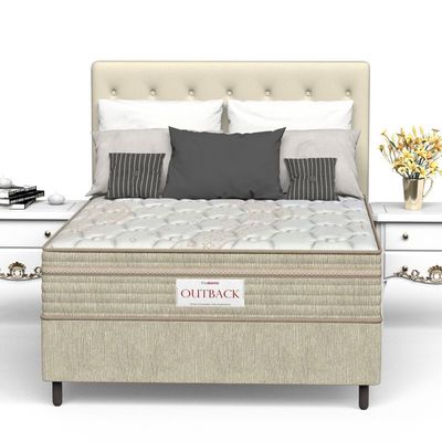 Colchão Casal Mola Ensacada Prodormir Outback New Bege