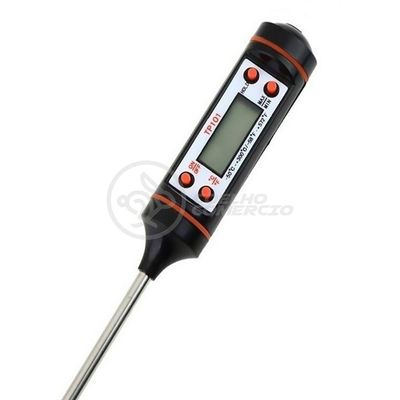 Termômetro Culinário Cozinha Digital Mede -50ºc A +300ºc