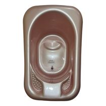Banheira Bebê 32 Lts Valvula Água Perolado Plastibrasil Cor Rosa Lisa