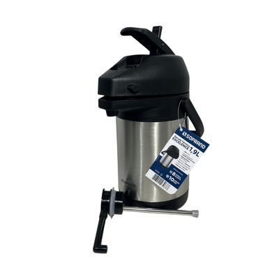 Garrafa Termica Pressão Inox Soprano Excelence 1,9 Lt
