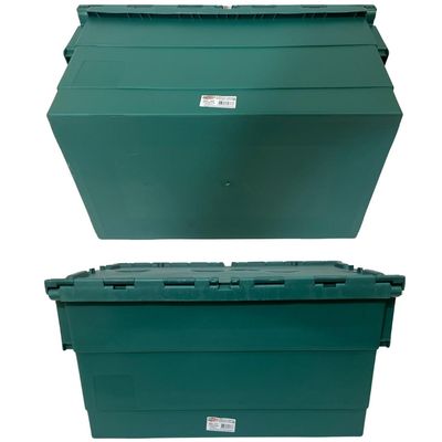 Caixa Organizadora Container Forte Verde 47 Lt Trava Plasnew