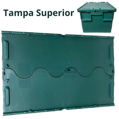 Caixa Organizadora Container Forte Verde 47 Lt Trava Plasnew
