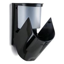 Dispenser Saboneteira Mini Nobre Sabonet Alcool Gel C Resev Cor Preto