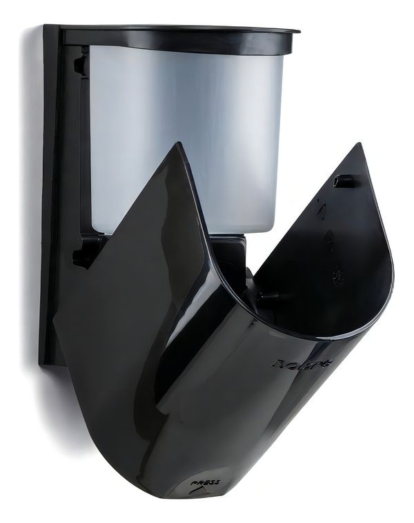Dispenser Saboneteira Mini Nobre Sabonet Alcool Gel C Resev Cor Preto