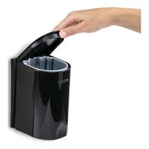 Dispenser Saboneteira Mini Nobre Sabonet Alcool Gel C Resev Cor Preto