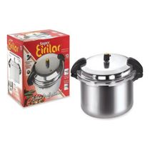 17516434299868 Panela De Pressão Eirilar 13 Litros Profissional Cor Pratea