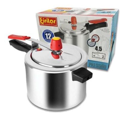 Panela De Pressão Eirilar Polida 4,5l