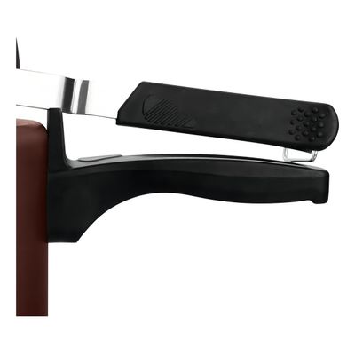 Panela De Pressão 4,5 Litros Visor Grande Chocolate Mta
