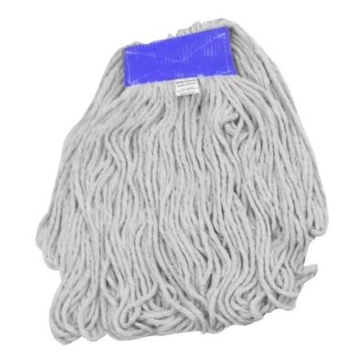 Refil Mop Algodão Úmido 300 Gramas Cru Ponta Loop Bralimpia Branco